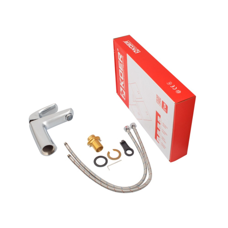 Смеситель для умывальника Koer KB-10008-01 (Цвет хром) (KR3470)