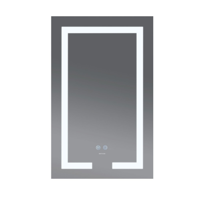 Дзеркало Mixxus HARD MR07-50x80 з Led Touch, Anti-fog, димером, регулятором яскравості (MX9992)