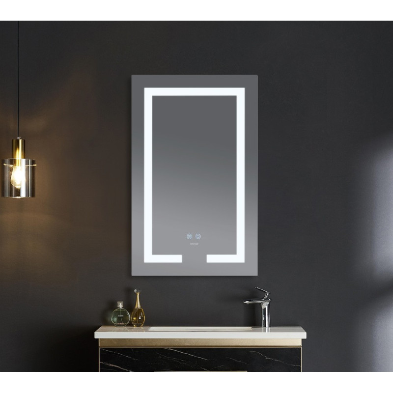 Дзеркало Mixxus HARD MR07-50x80 з Led Touch, Anti-fog, димером, регулятором яскравості (MX9992)