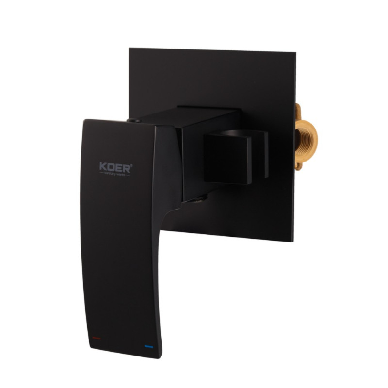 Смеситель для гигиенического душа Koer KB-23007-05 (Цвет черный) (KR3469)