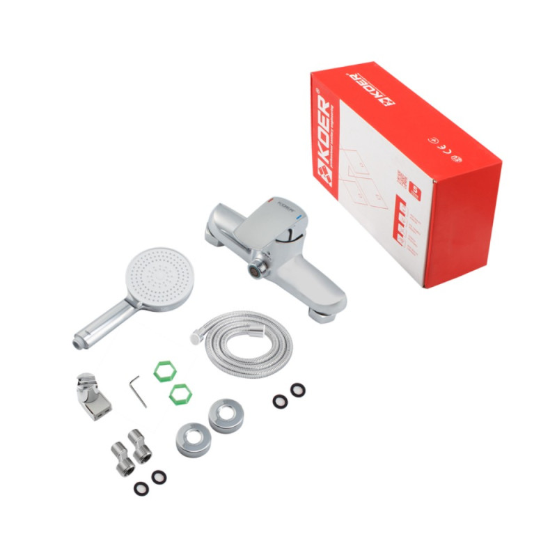 Смеситель для душа Koer KB-30008-01 (Цвет хром) (KR3474)