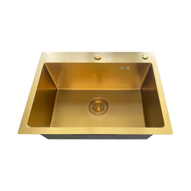 Мойка Mixxus MH5843 Micro Decor Brushed Gold (3.0/0.8) из нерж. стали (цвет матовое золото) (MI8218)