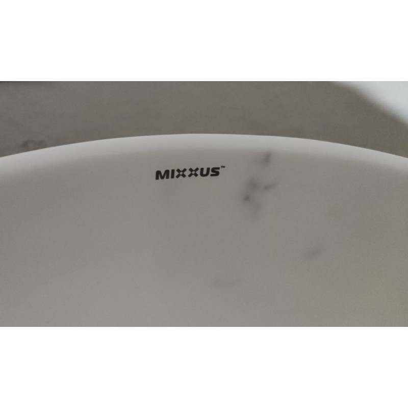 Раковина накладная MIXXUS PREMIUM ELLIPSE-0108 MARBLE 400х330х145mm (MP6526)