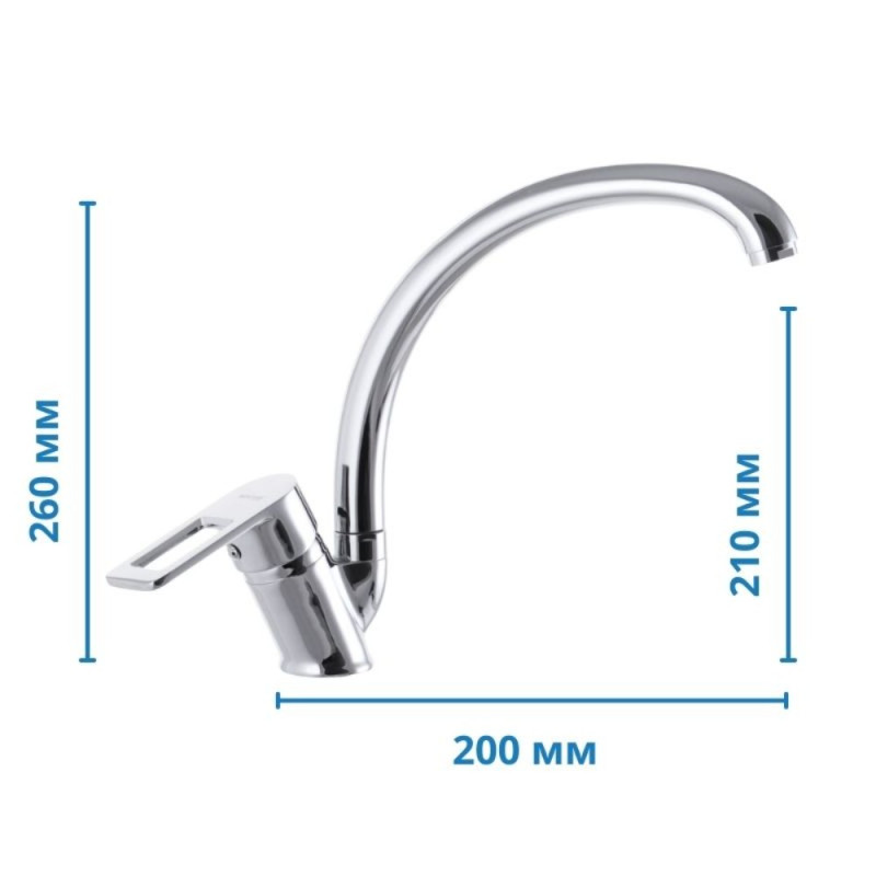 Кухонный смеситель Mixxus Gavi 011 (MI1595)