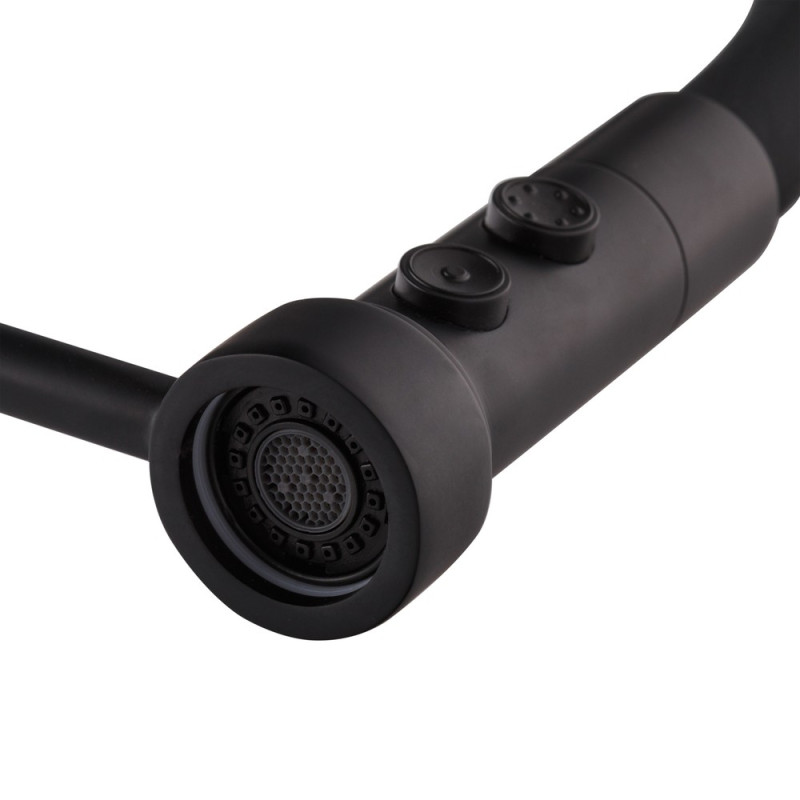 Смеситель для кухни Mixxus Premium Summer 017 BLACK REFL.BLACK (MI6961)