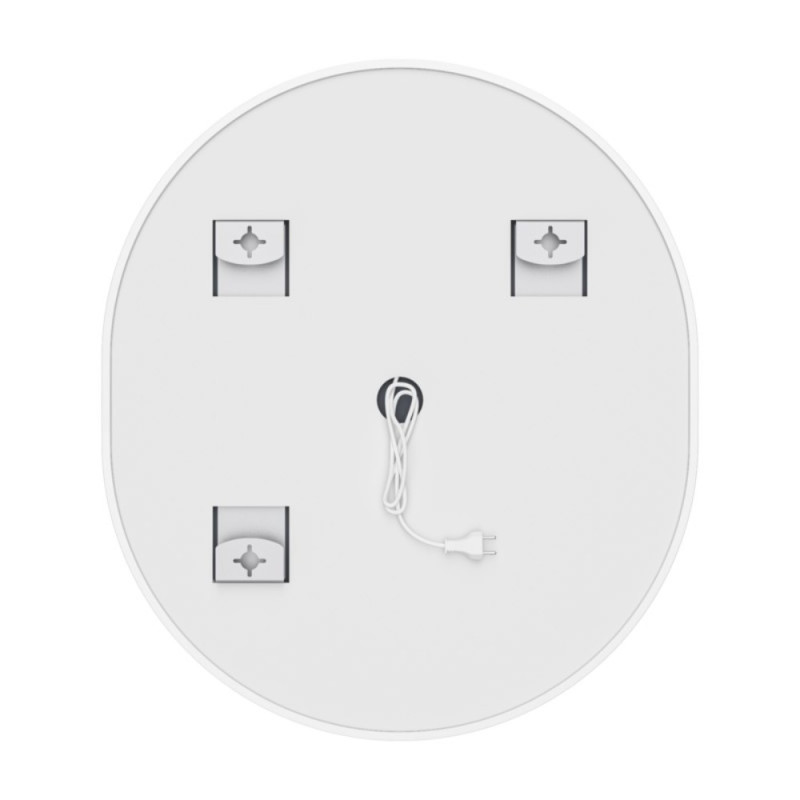 Зеркало Mixxus Premium ELLIPSE MV05-80x70-Reverse WHITE с Led Touch, Anti-fog, димером (3-6,5kK) (MP6645)