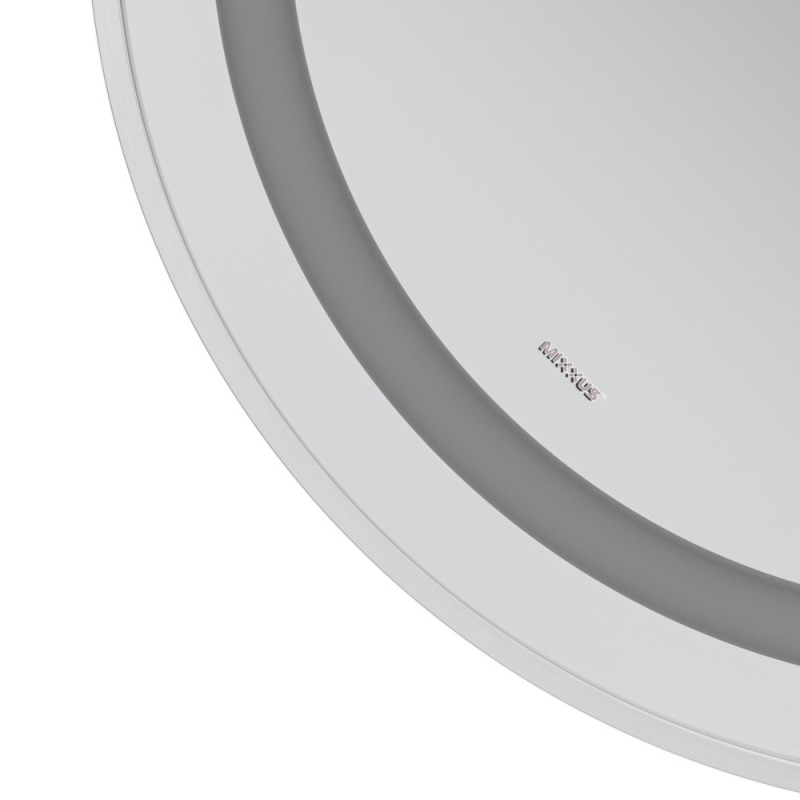 Зеркало Mixxus Premium ELLIPSE MV05-80x70-Reverse WHITE с Led Touch, Anti-fog, димером (3-6,5kK) (MP6645)