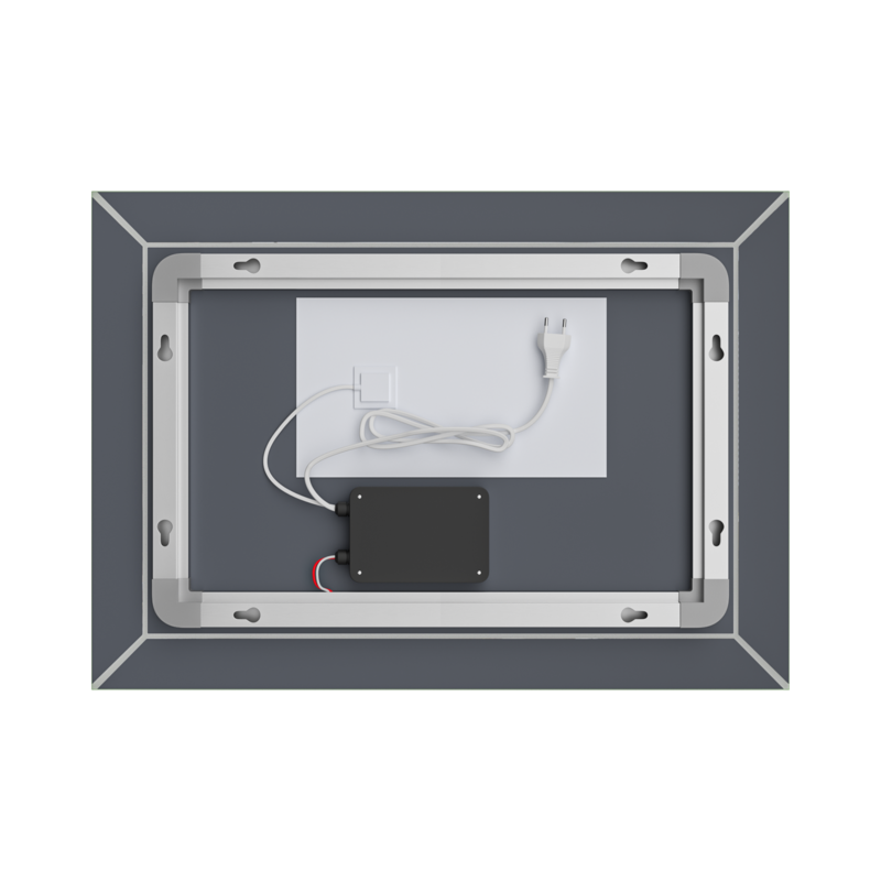 Зеркало Mixxus Premium CUBIC MR14-70x50-Reverse с Led Touch, Anti-fog, димером, регулятором яркости (MP6647)