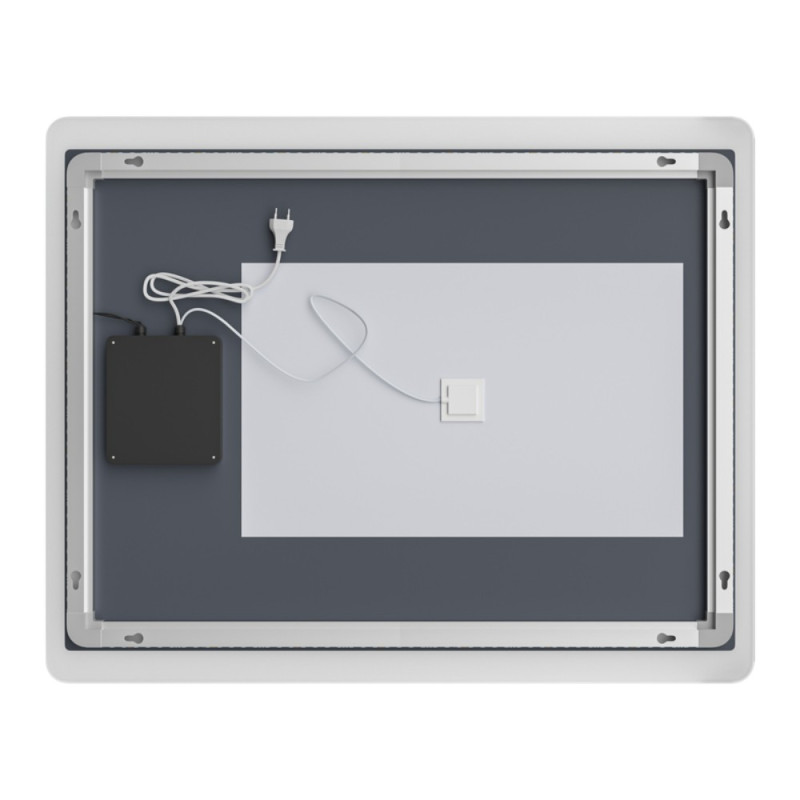 Зеркало Mixxus Premium OLIVARY MR19-90x70-Reverse с Led Touch, Anti-fog, димером (3-6,5kK) (MP6630)