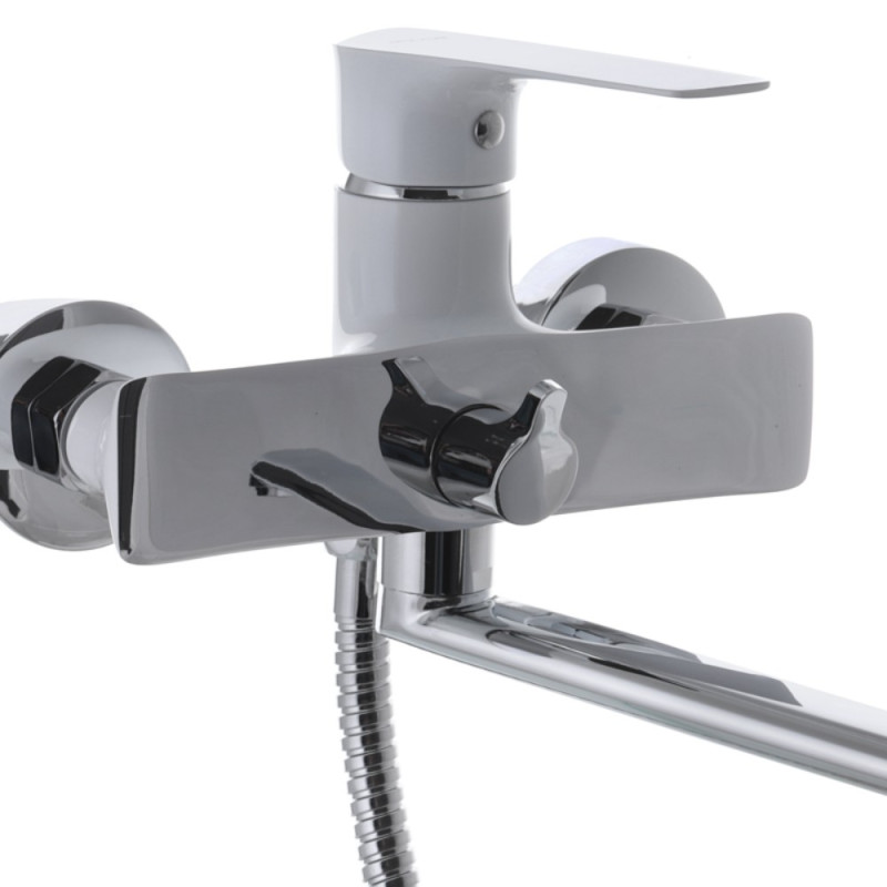 Смеситель для ванны Mixxus Premium Eva 006 Euro Белый (MI5813)