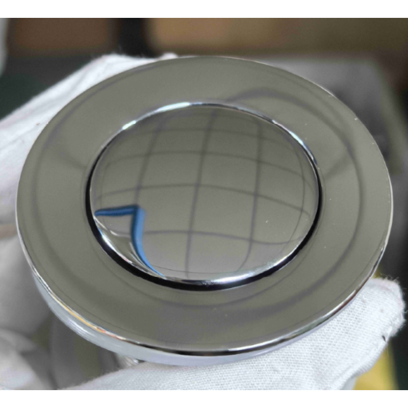 Донный клапан для раковины Koer PW-10-01 1 1/4'' без перелива автоматический СLICK-СLACK (Цвет хром) (KR5797)