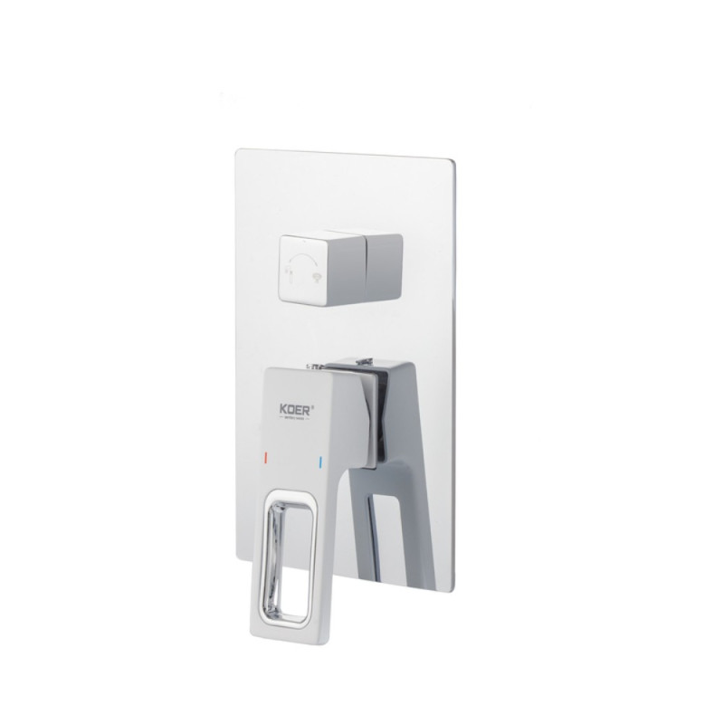 Душова система вбудована Koer KB-66009-04 3 функціі (Колір хром+білий) (KR5990)