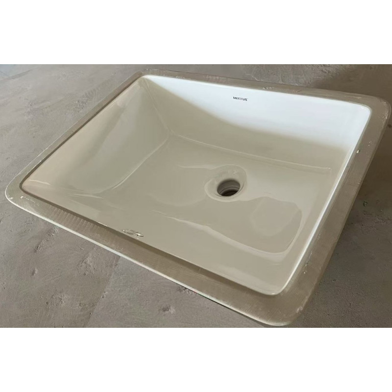Раковина врезная под столешницу MIXXUS PREMIUM STYLE-1701 510х380х200mm с переливом (MP6567)