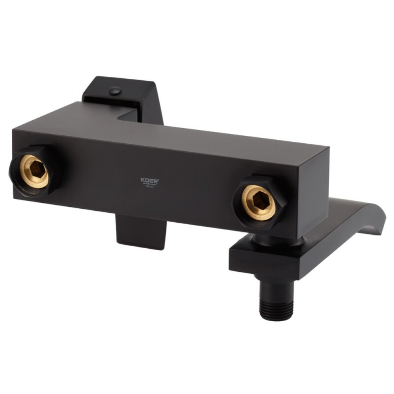 Смеситель для ванны с коротким изливом Koer KB-41007-05 (Цвет черный) (KR3455)