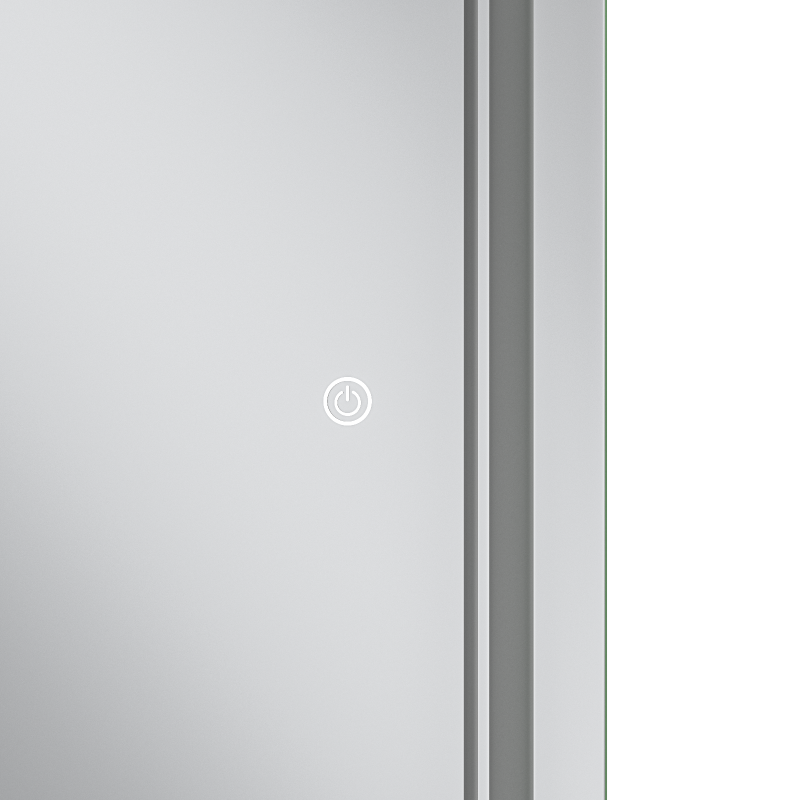 Зеркало Mixxus Premium QUADRO MR20-50x80-Reverse с Led Touch, Anti-fog, димером, регулятором яркости (MP6620)