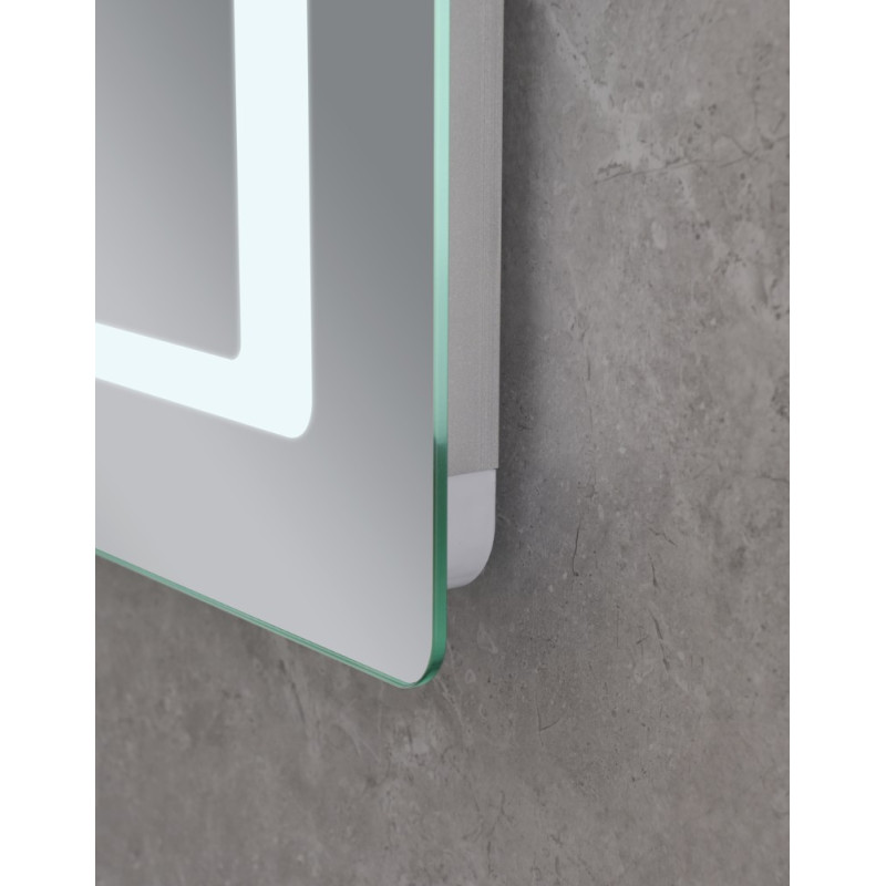 Зеркало Mixxus STYLE MR13-80x60-Reverse с Led Touch, Anti-fog, димером, регулятором яркости (MI6666)