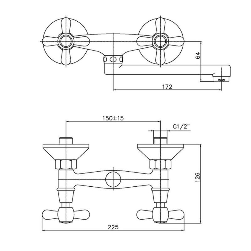 Змішувач для кухні Haiba Dominox 361 (HB0094)