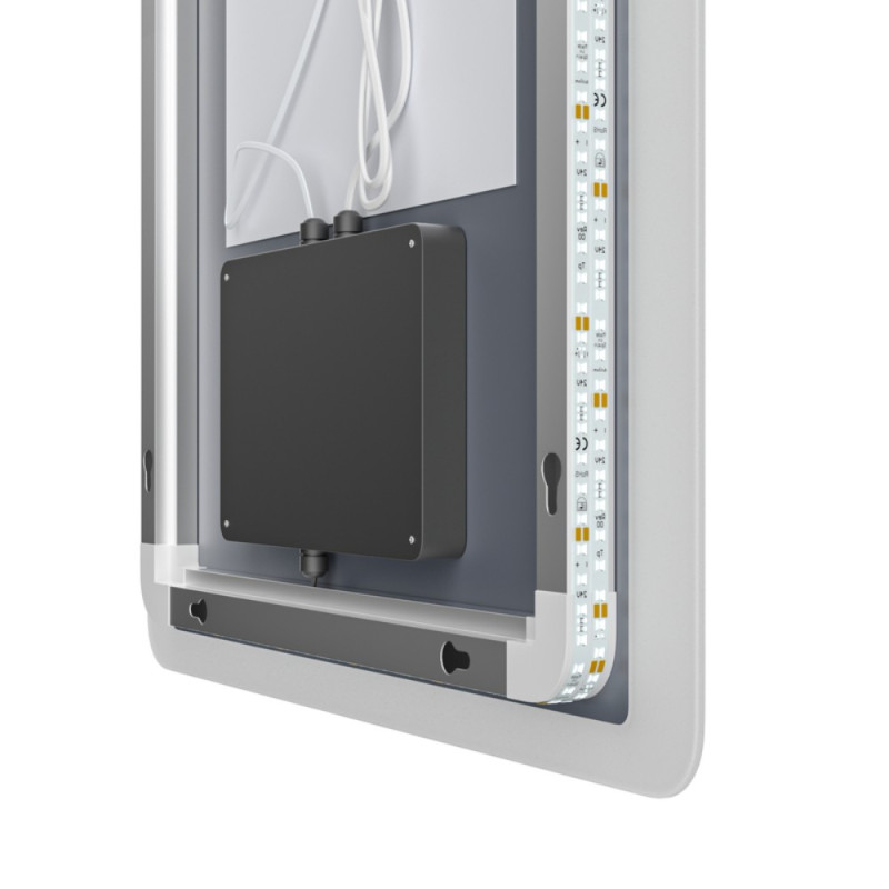 Дзеркало Mixxus Premium OLIVARY MR19-80x60-Reverse з Led Touch, Anti-fog, димером (3-6,5kK) (MP6628)