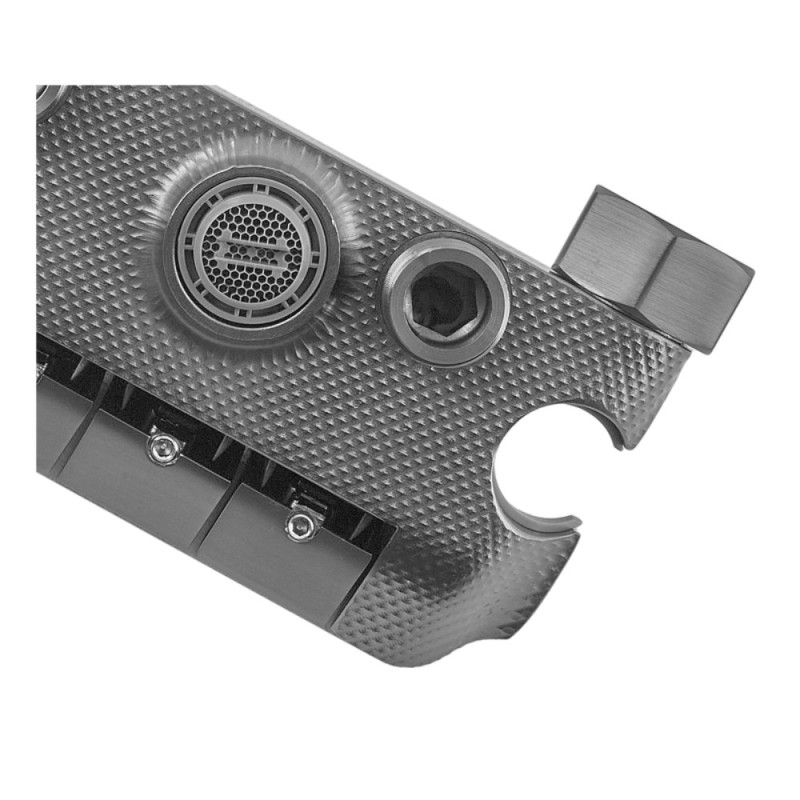 Душова колона зі змішувачем Mixxus Premium MARLIN 009-J GRAPHITE з кнопкою перемикання, 4 режими (MI6831)