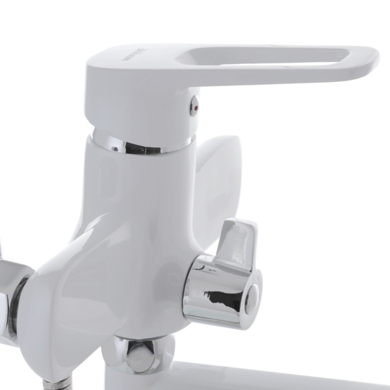 Смеситель для ванны Mixxus Nevada 006 Euro Белый (MI5799)