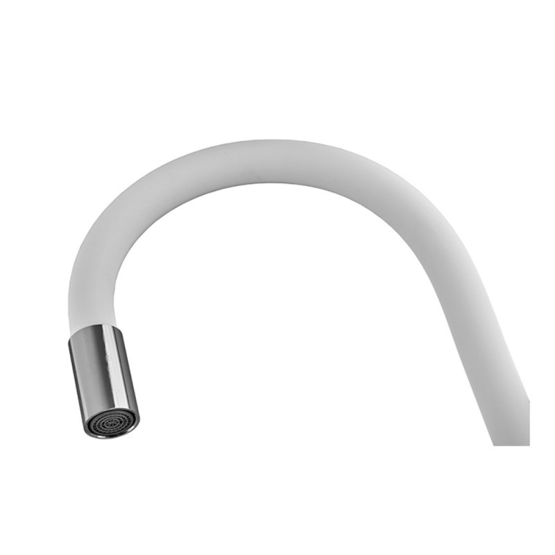 Смеситель для кухни Mixxus Magnum 011 (Nut) White-CHR.Refl.White  (MI6204)