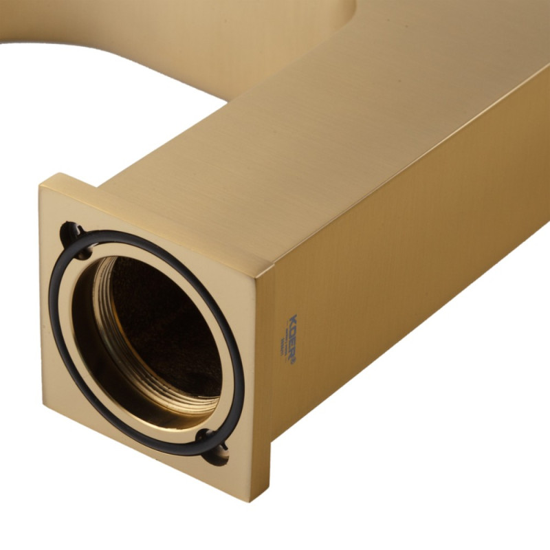 Змішувач для умивальника Koer KB-10037-12 (Колір матове золото) (KR6000)