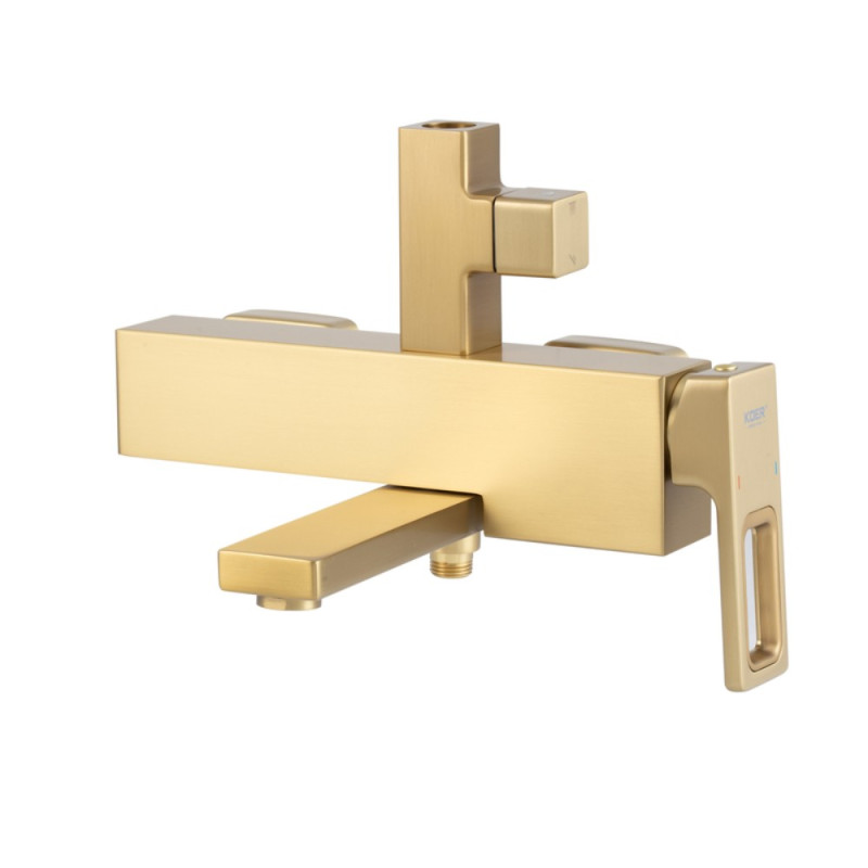 Душова колона зі змішувачем Koer KB-56009-12 3 функціі (Колір матове золото) (KR5989)