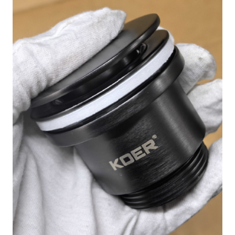 Донный клапан для раковины Koer PW-11-07 1 1/4'' универсальный (с/без перл) СLICK-СLACK (Цвет графит) (KR5793)