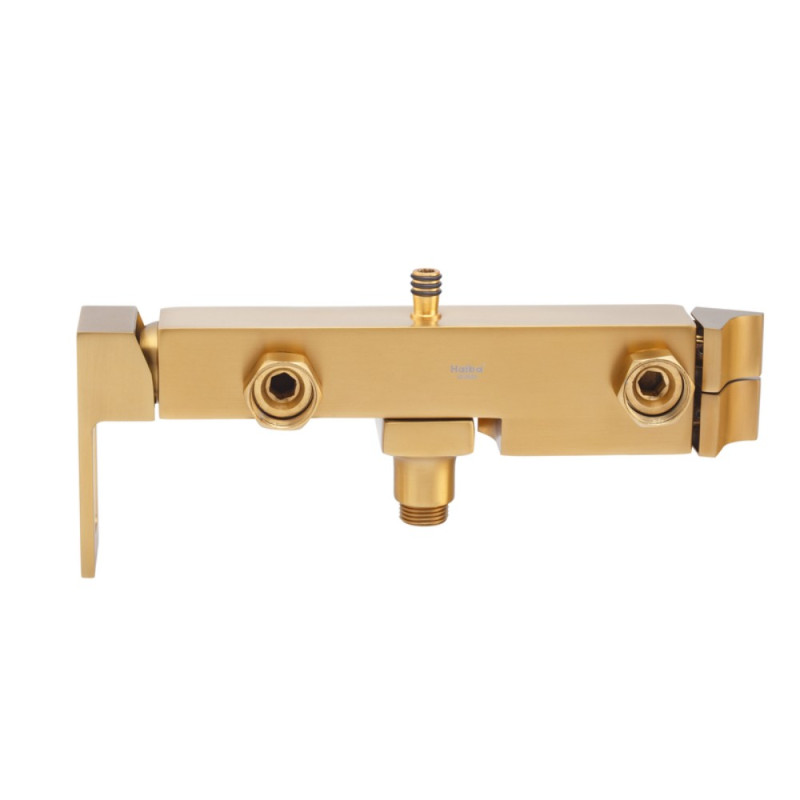 Душевая колонна со смесителем Haiba KANT 009-J BRUSHED GOLD (HB9606)