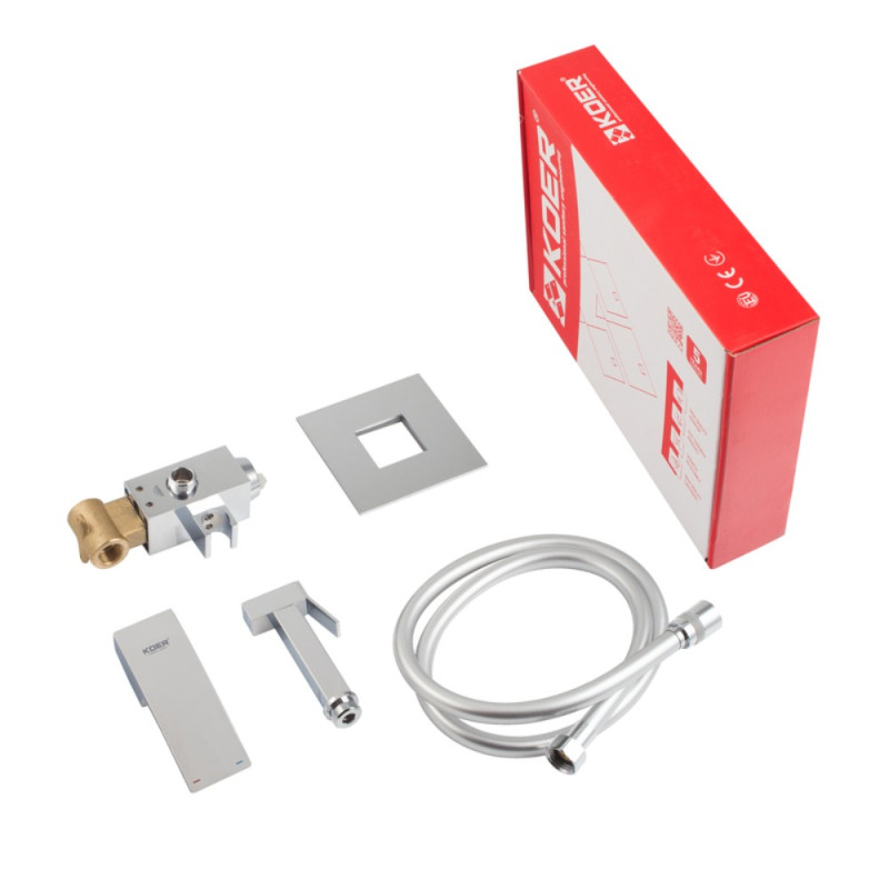 Смеситель для гигиенического душа Koer KB-23007-01 (Цвет хром) (KR3468)