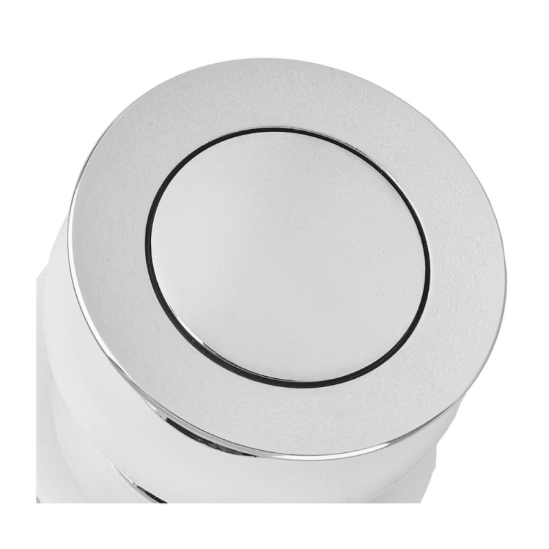 Донний клапан для раковини Zerix BV-05 1 1/4'' з переливом автоматичний СLICK-СLACK (Колір хром) (ZX6022)