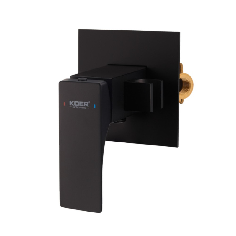 Смеситель для гигиенического душа Koer KB-23010-05 (Цвет черный) (KR3497)