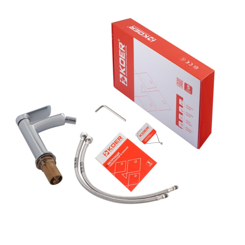 Смеситель для биде Koer KB-20028-01 (KR5301)
