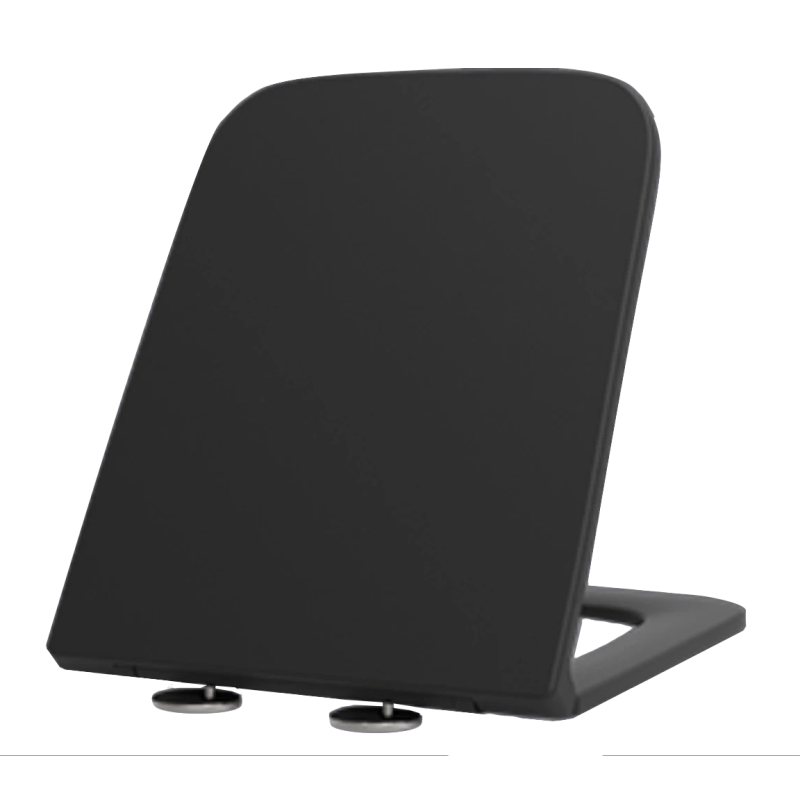 Сидение-крышка для унитаза Mixxus Premium SEAT COVER QUADRO-DIVERSE-2001 BLACK с микролифтом 448х357х37mm (MP6614)