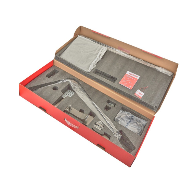 Душевая колонна со смесителем Koer KB-56007-05 (Цвет черный) (KR3461)