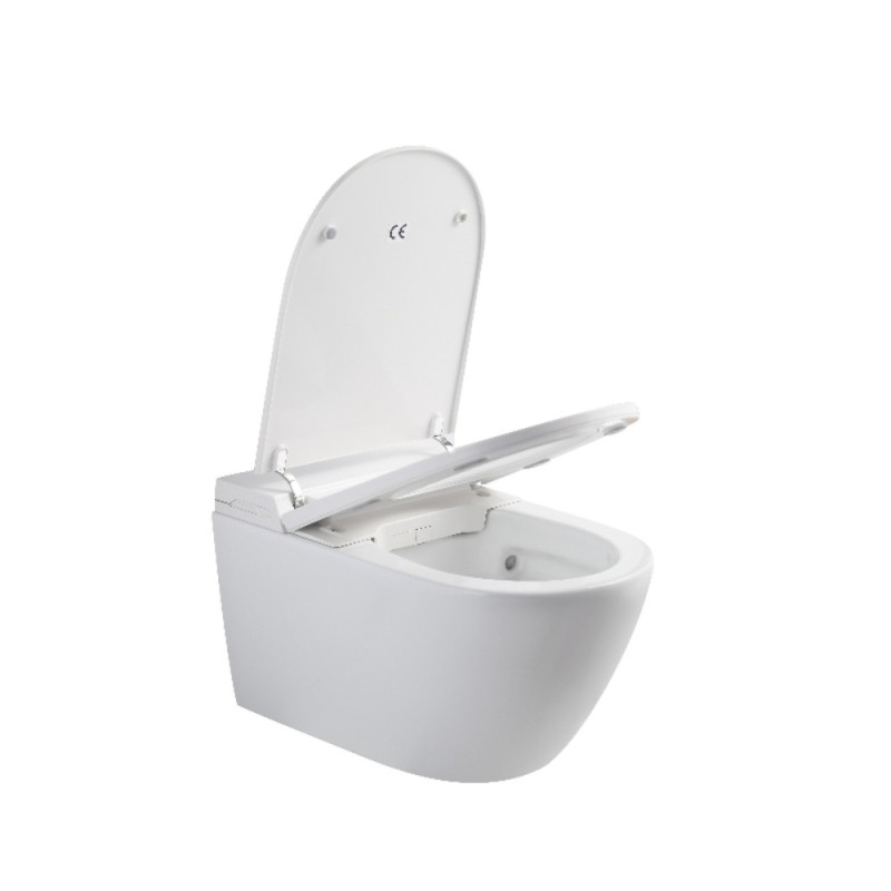 Комплект: Koer TB-0301 Smart Унитаз-биде подвесной TB-0101 с электронным управлением + Инсталляция KT-0409 + панель KT-0609-01 Chrome (KR6116)