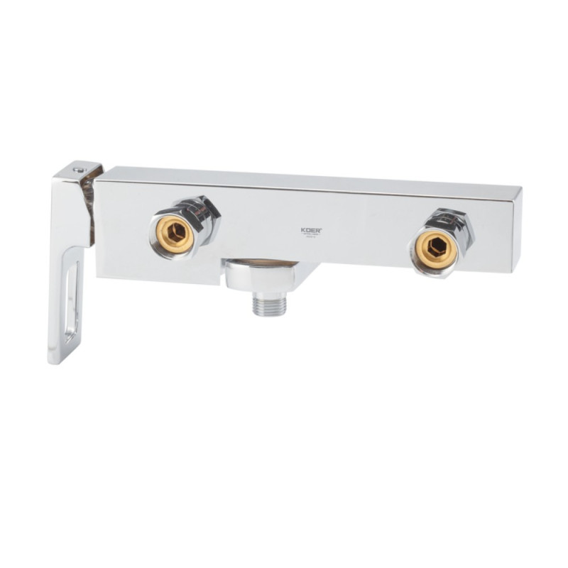 Смеситель для ванны с коротким изливом Koer KB-41009-01 (Цвет хром) (KR3502)