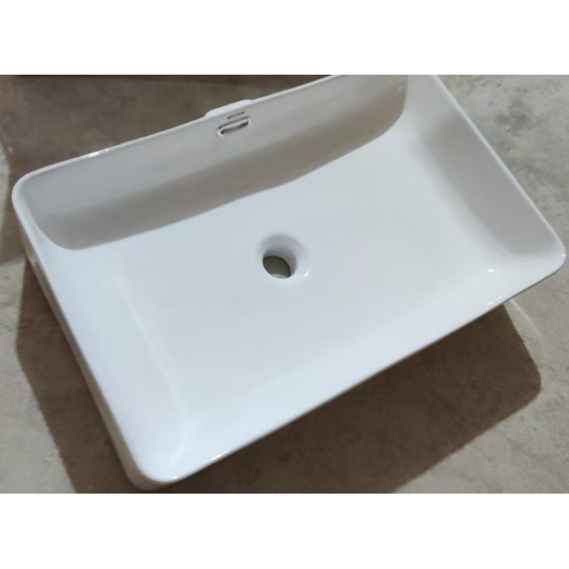 Раковина накладная Mixxus Premium QUADRO-0209 600х370х140mm с переливом (MP6522)