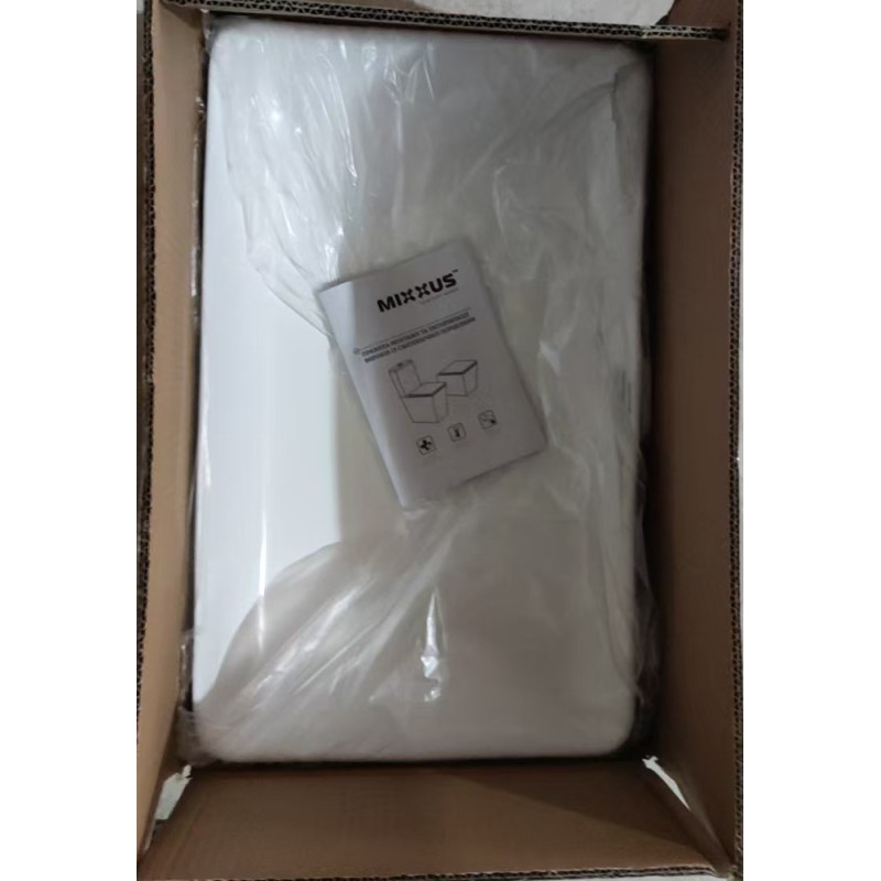 Раковина накладная Mixxus Premium QUADRO-0209 600х370х140mm с переливом (MP6522)