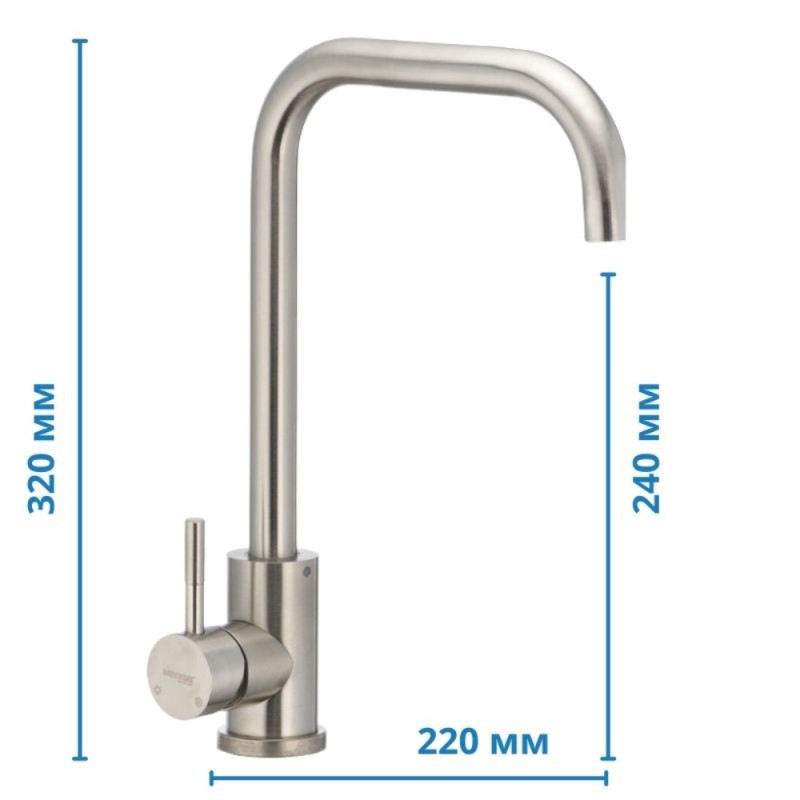 Кухонний змішувач Mixxus SUS 011-G (SS2794)
