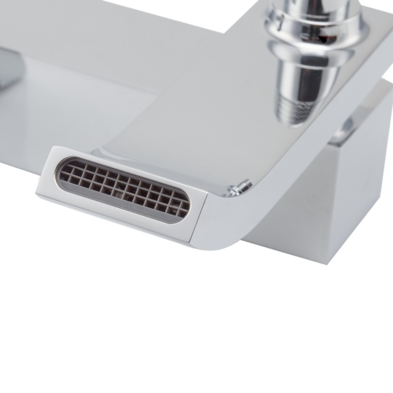 Смеситель для ванны с коротким изливом Koer KB-41007-01 (Цвет хром) (KR3454)