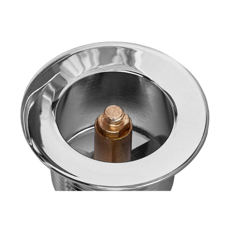 Донный клапан для ванны Koer PW-05-01 автоматический (Click-Clack) (Цвет хром) 1 1/2'' (KR3406)