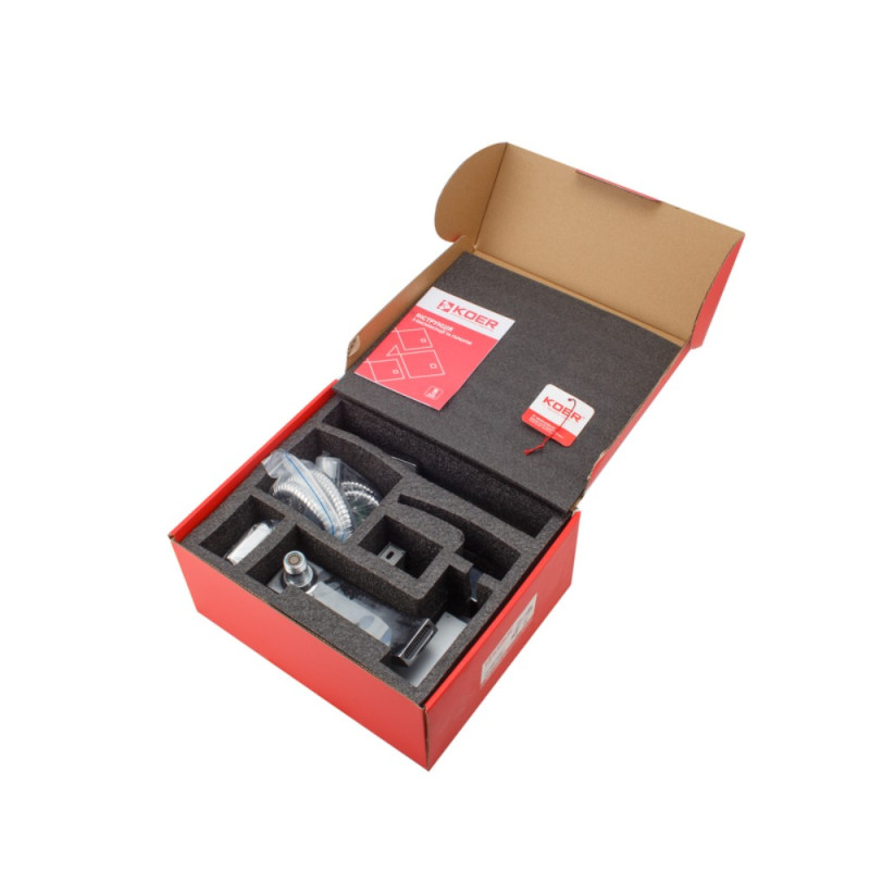 Смеситель для ванны с коротким изливом Koer KB-41007-01 (Цвет хром) (KR3454)