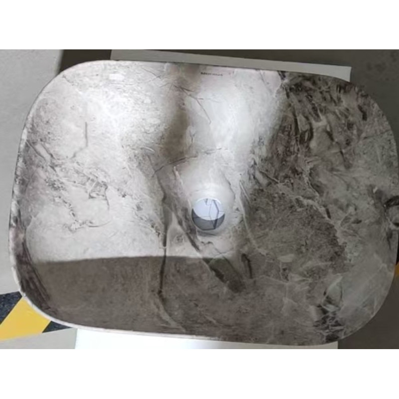 Раковина накладная MIXXUS PREMIUM DIVERSE-0113 MARBLE 455х325х135mm (MP6544)