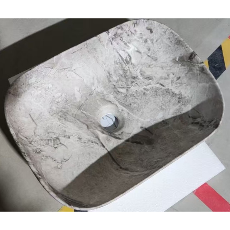 Раковина накладная MIXXUS PREMIUM DIVERSE-0113 MARBLE 455х325х135mm (MP6544)