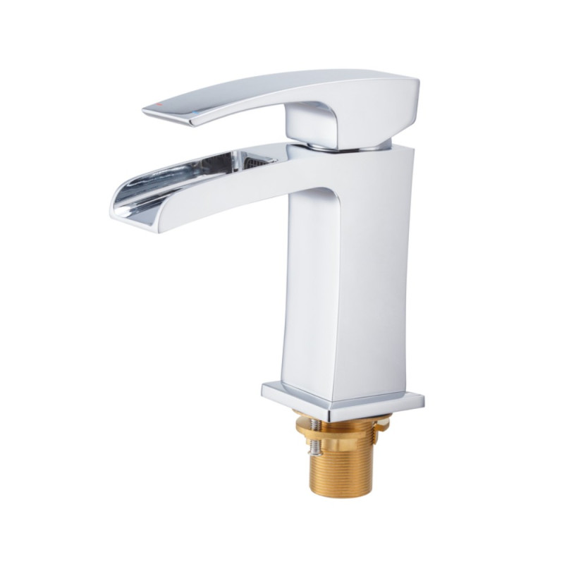 Смеситель для умывальника Koer KB-14007-01 водопад (Цвет хром) (KR3446)