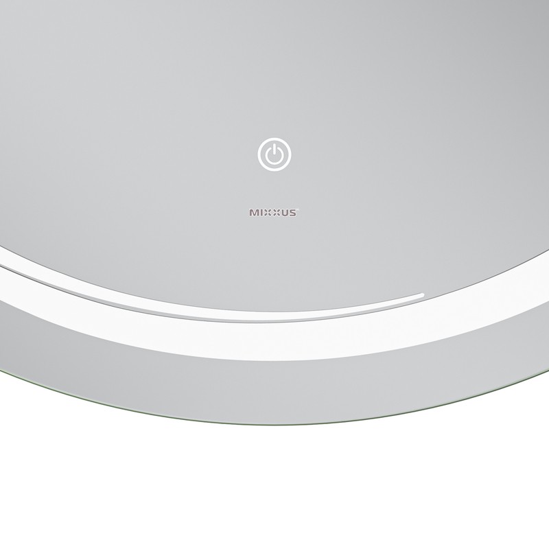Зеркало Mixxus Premium WAVE MC04-90 с Led Touch, Anti-fog, димером (3-6,5kK) (MP6637)