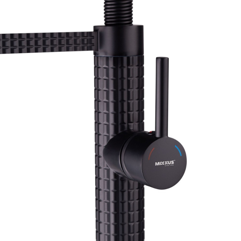 Смеситель для кухни Mixxus Premium Spark 017 BLACK (MI6969)