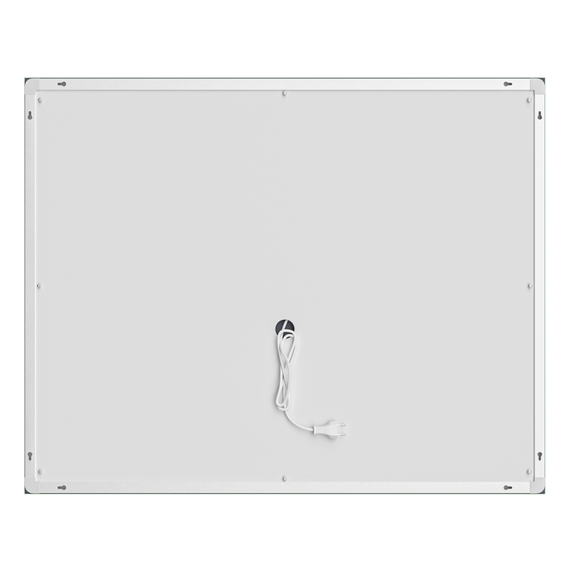 Зеркало Mixxus Premium QUADRO MR20-100x80 с Led Touch, Anti-fog, димером, регулятором яркости, линзой (MP6623)