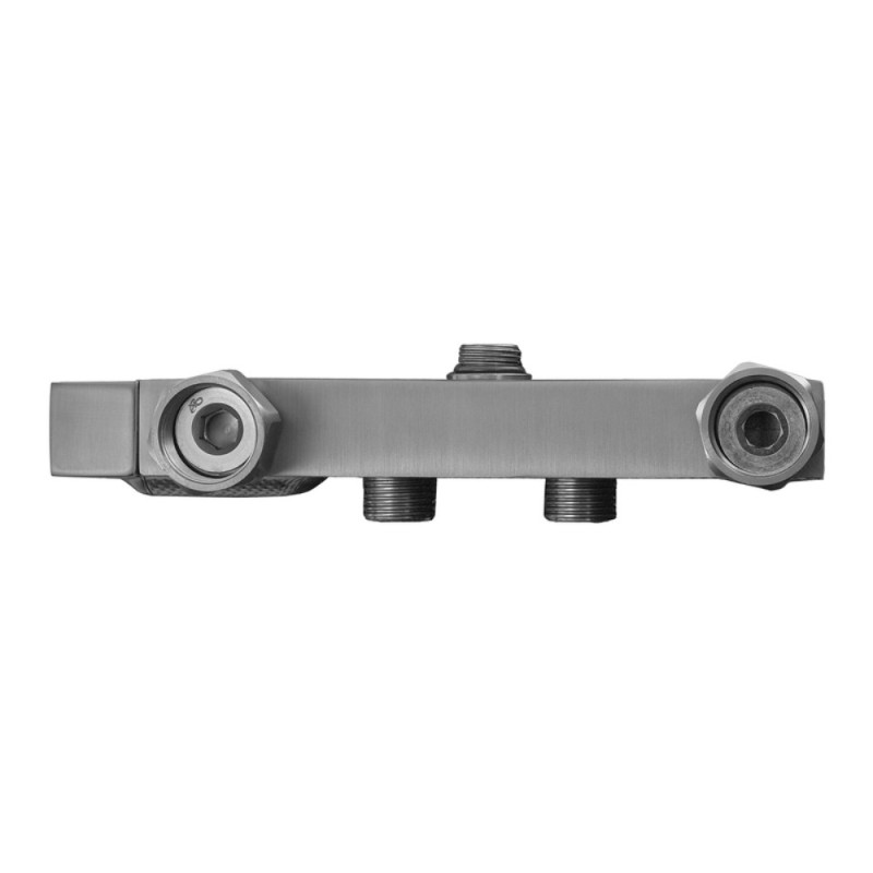 Душевая колонна со смесителем Mixxus Premium NEPTUNE 009-J GRAPHITE с кнопкой переключения, 4 режима (MI6833)